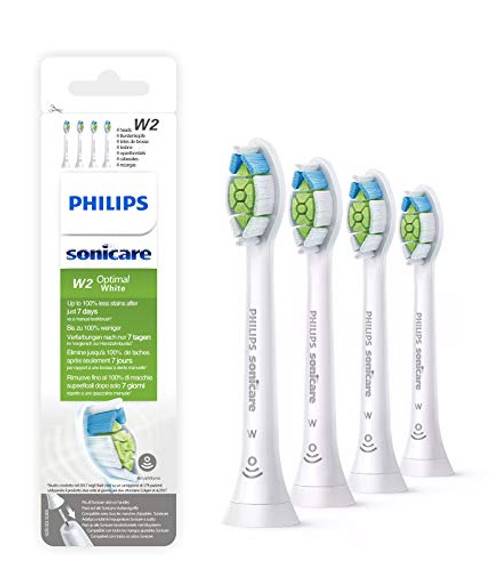 HX6064 W2 Replacement Brush Heads Compatible with Philips Sonicare DiamondClean 4 Counts White HX6064 W2 Replacement Brush Heads Compatible with Philips Sonicare DiamondClean 4 Counts White