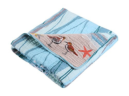 Greenland Home Maui Quilted Throw