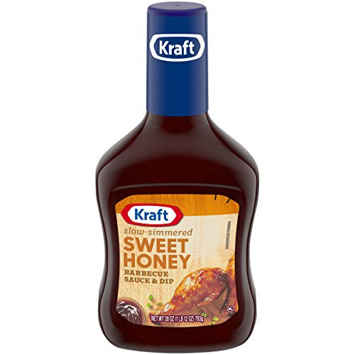 Kraft Sweet Honey BBQ Sauce 28 oz Bottles  Pack of 12