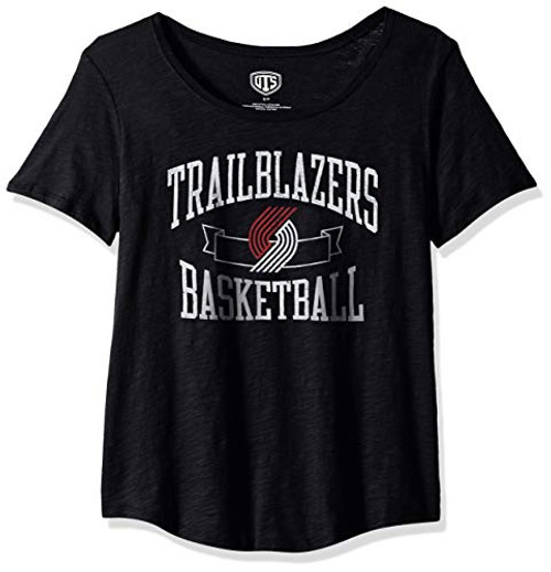 OTS NBA Portland Trail Blazers Women s Slub Boyfriend Tee Distressed Boyfriend Small OTS NBA Portland Trail Blazers Women s Slub Boyfriend Tee Distressed Boyfriend Small