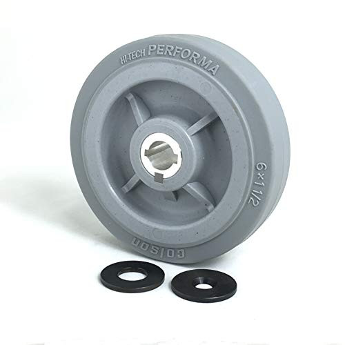 6-inch Drive Wheel with 3-4-inch Keyed Hubs