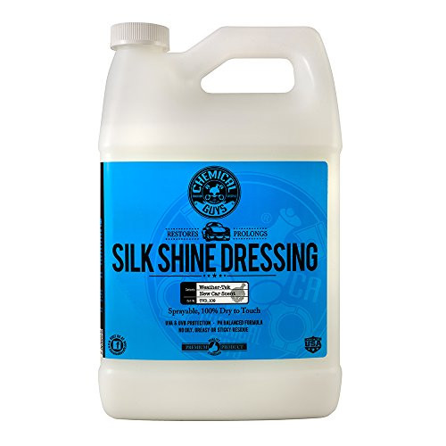 Chemical Guys TVD_109 - Silk Shine Sprayable Dry-To-The-Touch Dressing For Tires, Trim, Vinyl, Plastic and More (1 Gal) Chemical Guys TVD_109 - Silk Shine Sprayable Dry-To-The-Touch Dressing For Tires, Trim, Vinyl, Plastic and More (1 Gal)