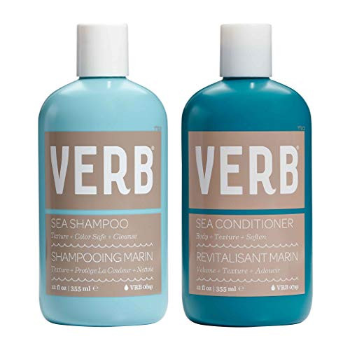 Verb Sea Shampoo and Conditioner Duo Cleanse Restore Soften 12 fl oz
Verb Sea Shampoo and Conditioner Duo Cleanse Restore Soften 12 fl oz