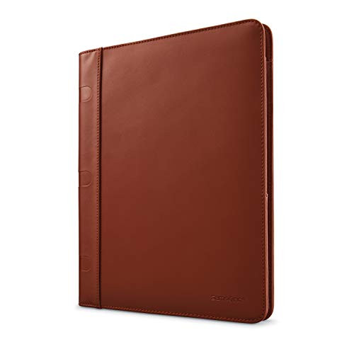 Samsonite Xenon Leather Business Portfolio  Saddle  One Size