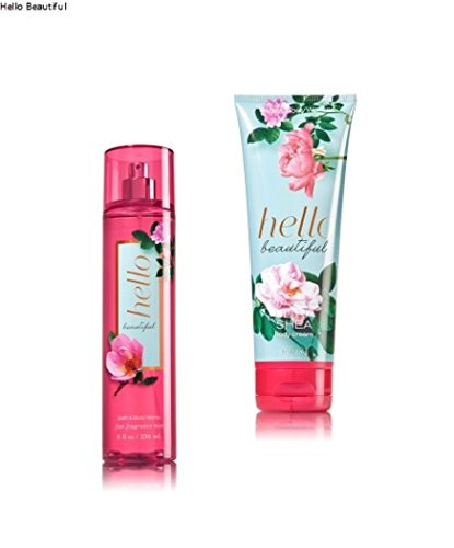 Bath   Body Works ~ Signature Collection ~ Hello Beautiful~ Gift Set~ Fine Fragrance Mist   Ultra Shea Body Cream