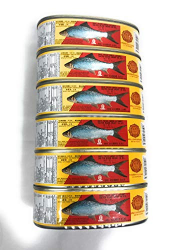 Dace Fried   Whole  Without  Salted Black Bean in Oil 6 cans