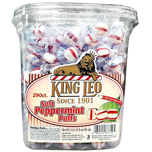 King Leo Soft Peppermint Puffs - 290 ct- pack of 2