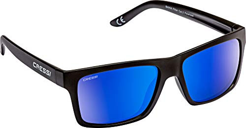 Cressi Bahia  Black-Black  Blue Mirrored Lens