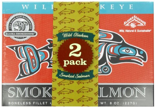 Alaska Smokehouse Smoked Salmon Duo in Foil Original  Sockeye  16 Ounce
