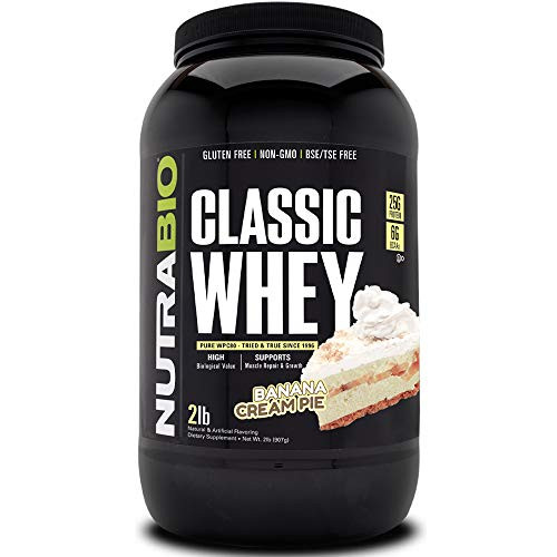 NutraBio Classic Whey Chocolate - Banana Cream Pie 2 Pound