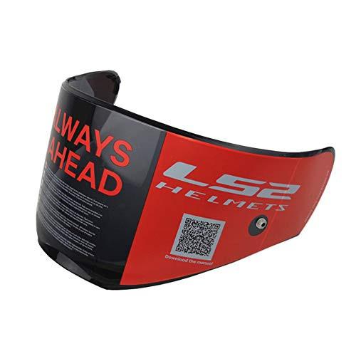 LS2 Breaker Helmets Visor Model FF390 Anti-Scratch Replacement Helmet Shield With Pinlock Smoke