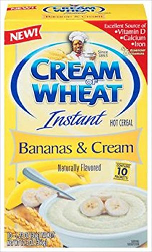Cream Of Wheat  Bananas   Cream  Instant Hot Cereal  10 Count  12-3oz Box Pack of 3
