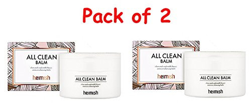 Pack of Two  Heimish All Clean Balm-Cleansing Balm with Ponytail Elastics