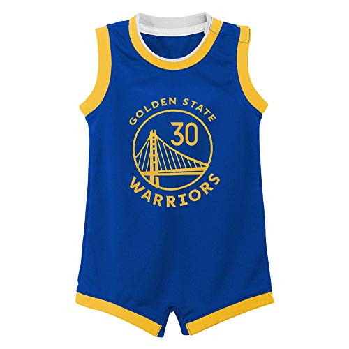 Outerstuff NBA Infants Official Name and Number Home Alternate Road Player Bodysuit Romper Jersey 12 Months Stephen Curry Golden State Warriors Blue Icon Edition Outerstuff NBA Infants Official Name and Number Home Alternate Road Player Bodysuit Romper Jersey 12 Months Stephen Curry Golden State Warriors Blue Icon Edition