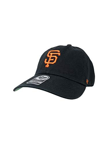 47 San Francisco Giants Clean Up Hat Adjustable Flat Brim Cap Black Franchise  Medium