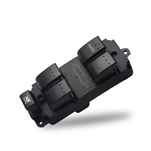 Travay Front Left Driver Side Master Power Window Control Switch Compatible with 2004-2009 Mazda 3  2009 Mazda 3 Sport Replacement Window Switch BN8F66350  BN8F66350A