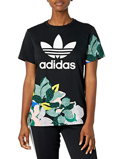 adidas Originals womens Boyfriend Tee Black X-Large adidas Originals womens Boyfriend Tee Black X-Large