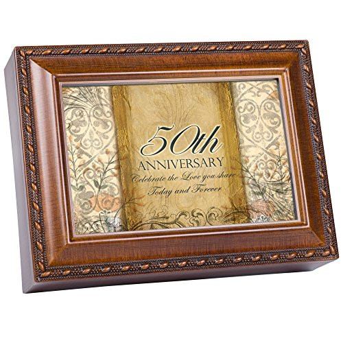 Cottage Garden 50th Anniversary Woodgrain Rope Trim Jewelry Music Box Plays Unchained Melody Cottage Garden 50th Anniversary Woodgrain Rope Trim Jewelry Music Box Plays Unchained Melody