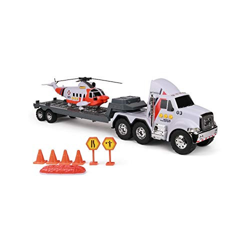 Mighty Fleet Titans Flatbed with Helicopter FFP