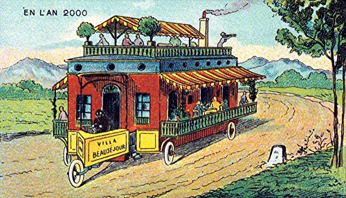 Posterazzi House On Wheels 1900s French Postcard Poster Print by Science Source 24 x 18 Varies Posterazzi House On Wheels 1900s French Postcard Poster Print by Science Source 24 x 18 Varies