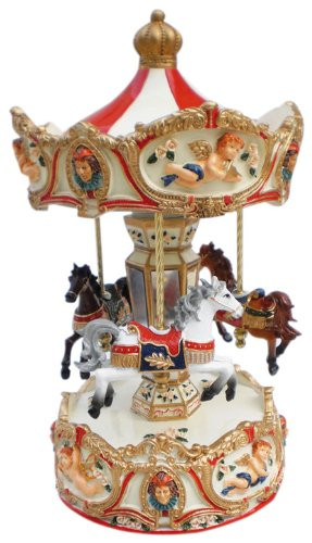 Musicbox Kingdom Angel Grand Carousel Decorative Box