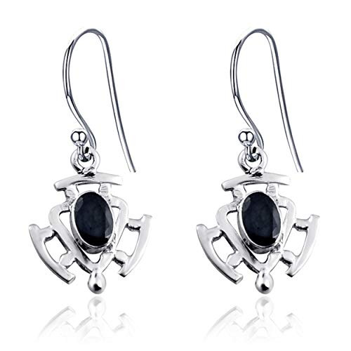 Blue Sapphire 1-17 Ct Oval 925 Sterling Silver Nickle Free Dangle Earrings Christmas Gifts For Women By Orchid Jewelry Blue Sapphire 1-17 Ct Oval 925 Sterling Silver Nickle Free Dangle Earrings Christmas Gifts For Women By Orchid Jewelry