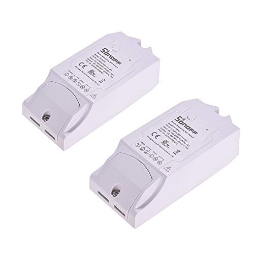 2pcs  Sonoff Pow WiFi Wireless Smart Switch Smart Home Wifi Remote Controller 15A Works With Google Home Alexa