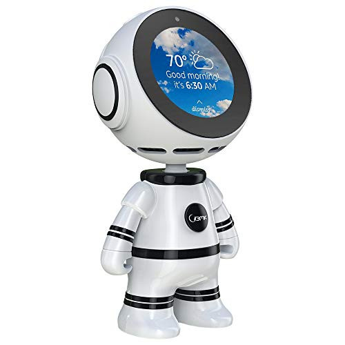 Echo Spot Adjustable Stand BMK Amazon Spot Stand Support 360 Degree Horizontal 40 Degree Vertical Rotation Ball Bearings Bracket Speaker Mount for Home Office Black