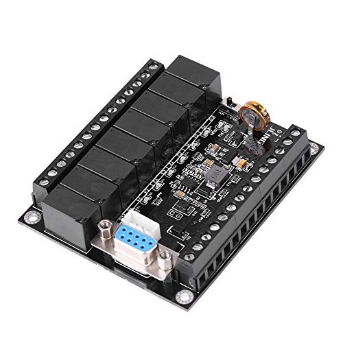 Yosoo Health Gear PLC Controller  PLC Regulator Industrial Control Board Programmable Logic Controller DC 24V 9600 Baud Rate with 32-bit MCU
