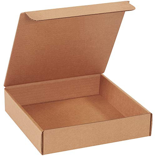 BOX USA BML992K 9 L x 9 W x 2 H  Kraft Pack of 50