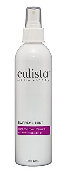 Calista Supreme Mist Speed Style Primer  Salon Quality Conditioning Primer For All Hair Types  7-5 oz