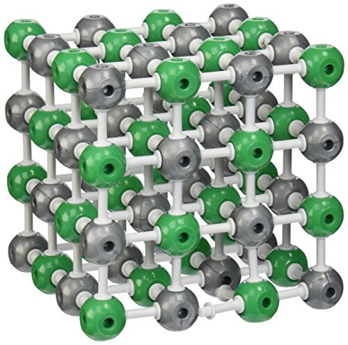 Molecular Models Company 14-NaCl197 Sodium Chloride Crystal Model Kit Pack of 208