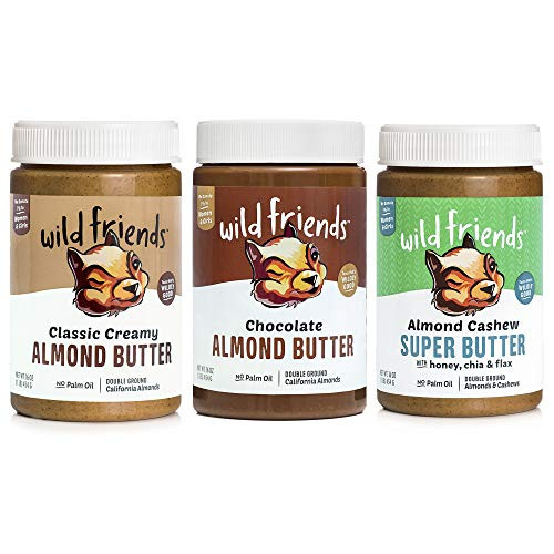 Wild Friends Foods Almond Butter 3 Count Variety Pack 16 Ounce Jars Gluten Free Palm Oil Free Wild Friends Foods Almond Butter 3 Count Variety Pack 16 Ounce Jars Gluten Free Palm Oil Free