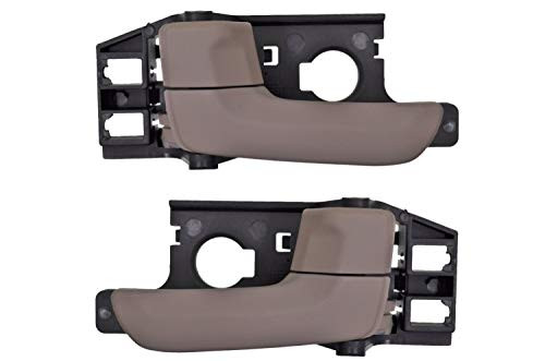 PT Auto Warehouse KI-2501E-DP - Interior Inner Inside Door Handle  Beige - Left-Right Pair