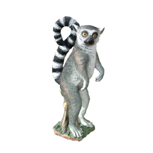 Design Toscano Rulon the Ring-Tailed Lemur Garden Statue