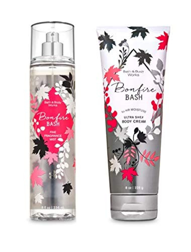 Bonfire Bash - Ultra Shea Body Cream and Fine Fragrance Mist - Fall 2020 - Bath and Body Works