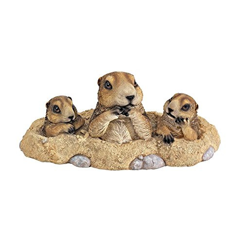 Design Toscano Burrowing Buddies Garden Gophers Statue