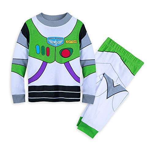 Disney Buzz Lightyear Costume PJ PALS for Boys Size 7 Multi
