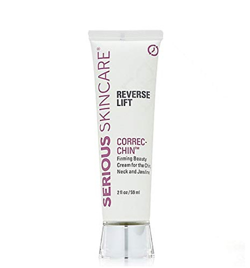 Serious Skincare Reverse Lift CORREC-CHIN Firming Beauty Cream for the Chin Neck and Jawline 2 oz- Serious Skincare Reverse Lift CORREC-CHIN Firming Beauty Cream for the Chin Neck and Jawline 2 oz-