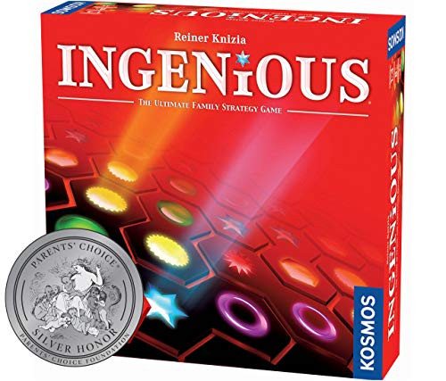 Thames Kosmos Ingenious Ultimate Family Strategy Game 1 4 Players Spiel Des Jahres-Nominated Fun Abstract Tile Laying Winner Golden Geek Award Red Standard 696116 Thames Kosmos Ingenious Ultimate Family Strategy Game 1 4 Players Spiel Des Jahres-Nominated Fun Abstract Tile Laying Winner Golden Geek Award Red Standard 696116