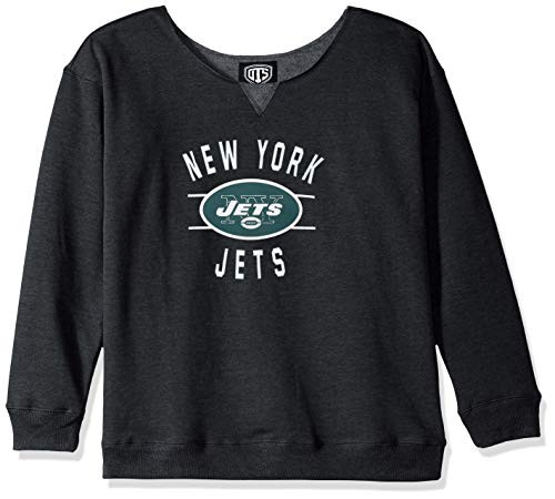 OTS NFL New York Jets Women s Singleback Fleece Pullover Rush Valley Small OTS NFL New York Jets Women s Singleback Fleece Pullover Rush Valley Small