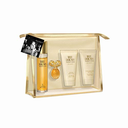 Elizabeth Taylor Elizabeth Taylor White Diamonds Women s Fragrance 4 Piece Gift Set  1-7 Ounce Eau De Toilette Spray  4 count