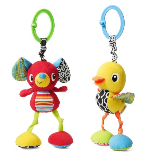 Infantino Mouse or Duck Jittery Pal Toy  Styles May Vary Discontinued by Manufacturer