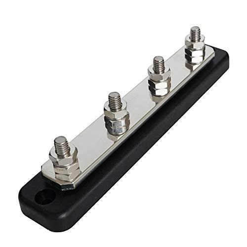 250A DC/AC 4-Point Copper Bus Bar Power Distribution Block Car Busbar ...