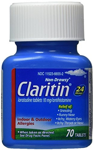 Claritin 24 Hour Non Drowsy Allergy Tablet  70 Count