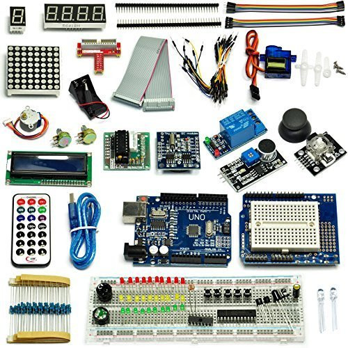 Gikfun Ultimate UNO R3 Starter Kit for Arduino 1602 LCD Servo Motor LED Relay RTC Ek8004