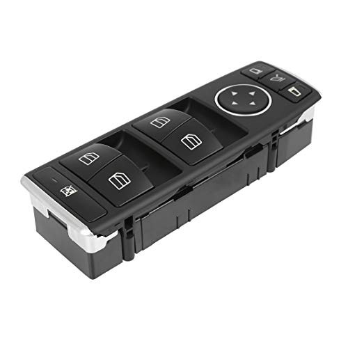 X AUTOHAUX A2049055402 Car Front Left Power Window Master Switch Driver Side for Mercedes-Benz C250 C300 E350 C63 AMG GLK250