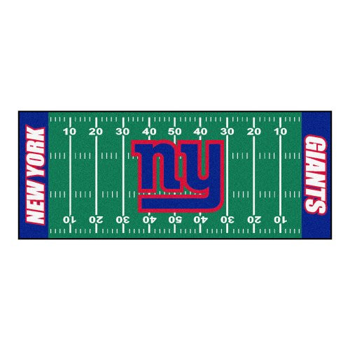 FANMATS NFL New York Giants Nylon Face Football Field Runner