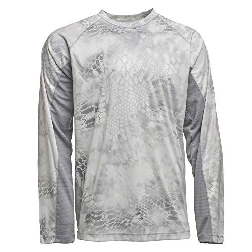 Kryptek Men s Standard Aura LS Shirt  Wraith-Wolf Grey  XL