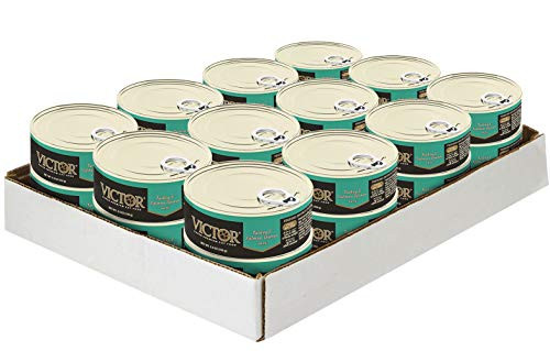 Victor Turkey   Salmon Dinner Cat Food - Canned  24-5-5 Oz- Cans